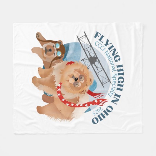 FLEECE BLANKET MIT 2025 CCCI NATL SPECIALTY LOGO (Vorderseite (Horizontal))