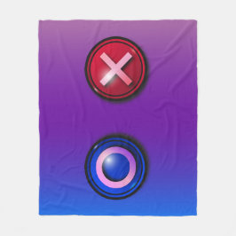 Fleece Blanket mit Game-Wähltasten