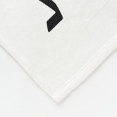 Fleece Blanket mit hebräischem Namen (Ecke)