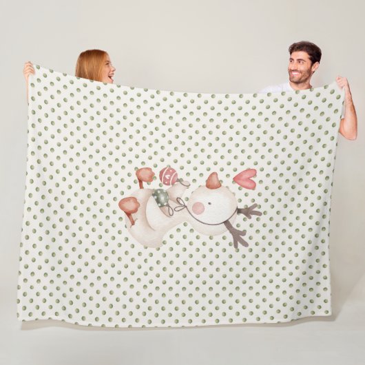 Fleece Blanket mit Niedlichem Duck (Beispiel)