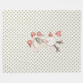 Fleece Blanket mit Niedlichem Duck (Vorderseite (Horizontal))