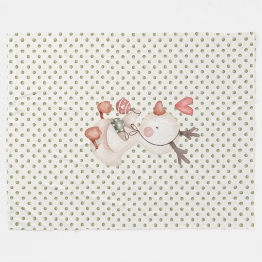 Fleece Blanket mit Niedlichem Duck (Vorderseite (Horizontal))