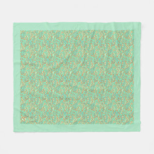 Fleece Blanket mit tropischem Wasserdesign