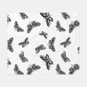 Fleece Blanket Moth Pattern (Vorderseite (Horizontal))