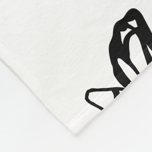 Fleece Blanket Moth Pattern (Ecke)