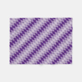 Fleece Blanket - Muster der diagonalen Raute (Vorderseite (Horizontal))