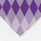 Fleece Blanket - Muster der diagonalen Raute (Ecke)