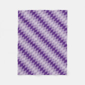 Fleece Blanket - Muster der diagonalen Raute (Vorderseite)