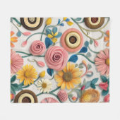 Fleece Blanket Nature's Perfect Patterns: Sonnenbl (Vorderseite (Horizontal))