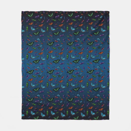 Fleece Blanket (Navy Blue Mix) (Vorderseite)