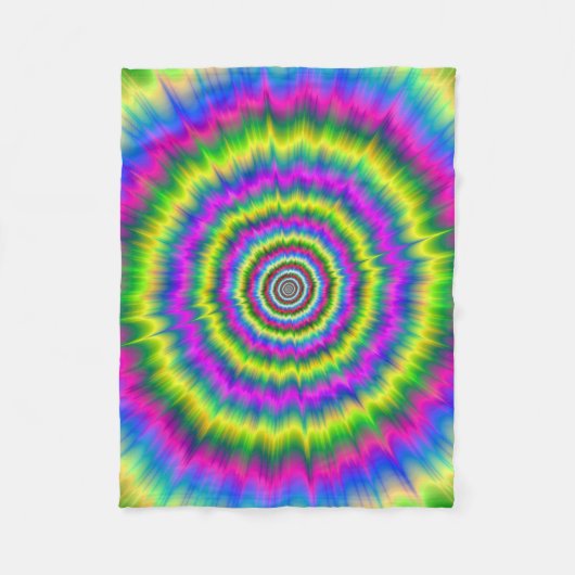 Fleece Blanket Neon Explosion (Vorderseite)