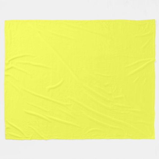 Fleece Blanket, Neongelb (Vorderseite (Horizontal))