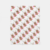 Fleece Blanket/Niedliche Hummel (Vorderseite)