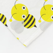 Fleece Blanket/Niedliche Hummeln (Ecke)