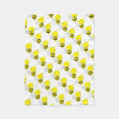 Fleece Blanket/Niedliche Hummeln (Vorderseite)