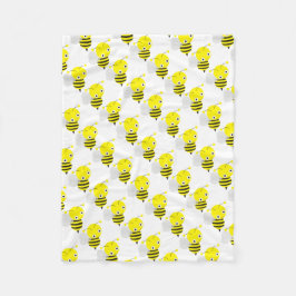 Fleece Blanket/Niedliche Hummeln