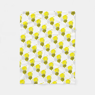 Fleece Blanket/Niedliche Hummeln
