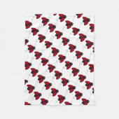 Fleece Blanket/Niedliche Ladybug (Vorderseite)