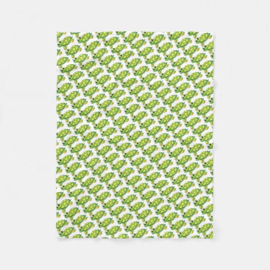 Fleece Blanket/Niedliche Schildkröten (Vorderseite)