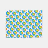 Fleece Blanket/Niedliche Schnecken (Vorderseite (Horizontal))