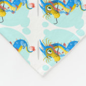 Fleece Blanket/Niedliche Seepferde (Ecke)