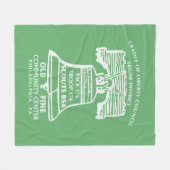 Fleece Blanket - Olive Green (Vorderseite (Horizontal))