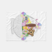 Fleece Blanket/Osterkorb (Vorderseite (Horizontal))
