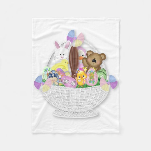 Fleece Blanket/Osterkorb (Vorderseite)