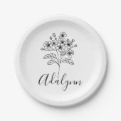 Fleece Blanket Pappteller (Vorderseite)