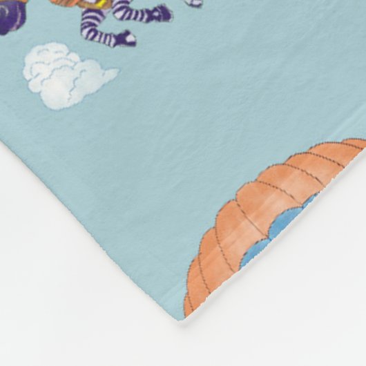 Fleece Blanket Parachute Zoo (Ecke)