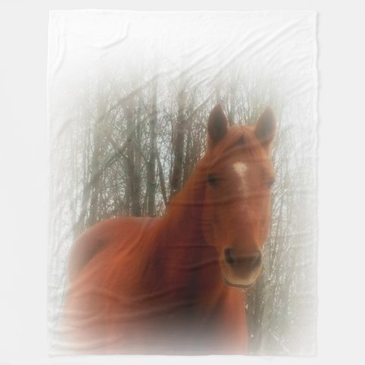 Fleece Blanket/Pferd (Vorderseite)