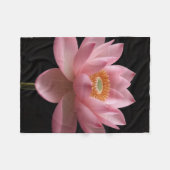 Fleece Blanket (Pink Lotus) (Vorderseite (Horizontal))