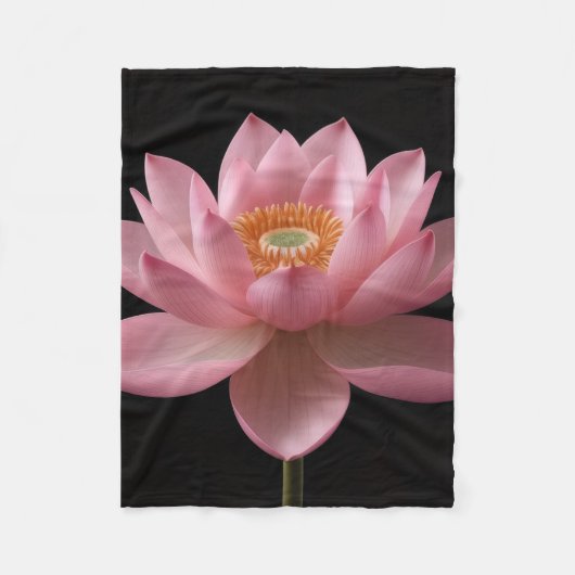 Fleece Blanket (Pink Lotus) (Vorderseite)