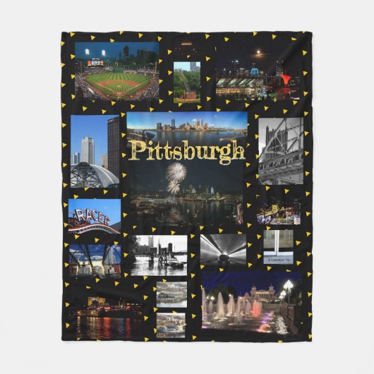 Fleece Blanket Pittsburgh Foto (Vorderseite)