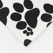Fleece Blanket - Polydactyl Cat Paws (Ecke)