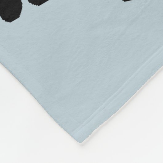 Fleece Blanket - Polydactyl Paw Prints (Ecke)