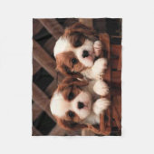 Fleece Blanket/Puppies (Vorderseite)
