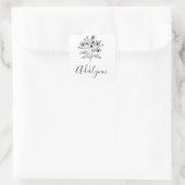 Fleece Blanket Quadratischer Aufkleber (Tasche)