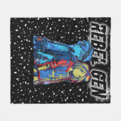 Fleece Blanket Rebellion78 Rebel Gen (Vorderseite (Horizontal))