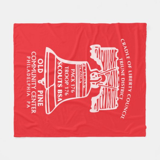 Fleece Blanket - Red (Vorderseite (Horizontal))