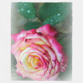 Fleece Blanket/Rose (Vorderseite)