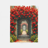 Fleece Blanket (Rose Tunnel) (Vorderseite)