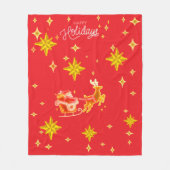 Fleece Blanket Santa Clause (Vorderseite)