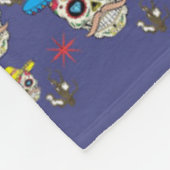 Fleece Blanket - Skulls (Ecke)