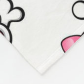 Fleece Blanket/Skulpturen mit Bow (Ecke)