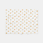 Fleece Blanket (Small) - Autumn And Fall Pattern (Vorderseite (Horizontal))