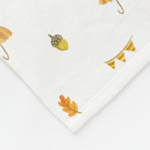 Fleece Blanket (Small) - Autumn And Fall Pattern (Ecke)