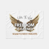 Fleece Blanket(SOAR HIGH) (Vorderseite (Horizontal))