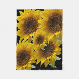 Fleece Blanket Sonnenblume