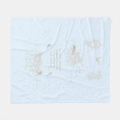 Fleece Blanket Sprichwörter Vertrauen in den Lord (Vorderseite (Horizontal))